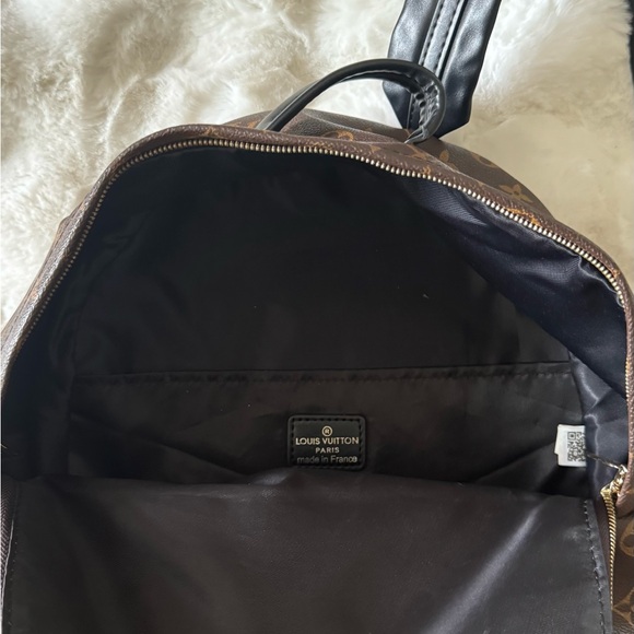 Louis Vuitton Brown Monogram Canvas Tote with Black Straps - Picture 4 of 10